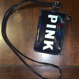 Pink lanyard